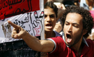   Egipt - protest przeciw militarnemu rządowi