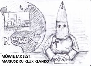Mariusz Max Kolonko - rysunek