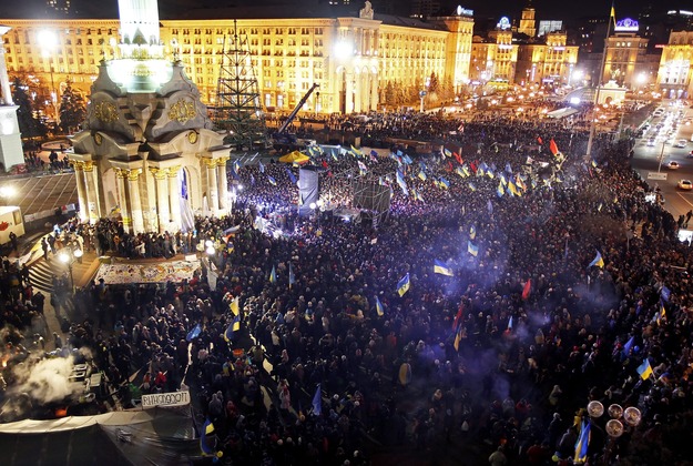 30.11.13 Majdan, Kijów.