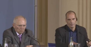 Wolfgang Schäuble i Janis Warufakis